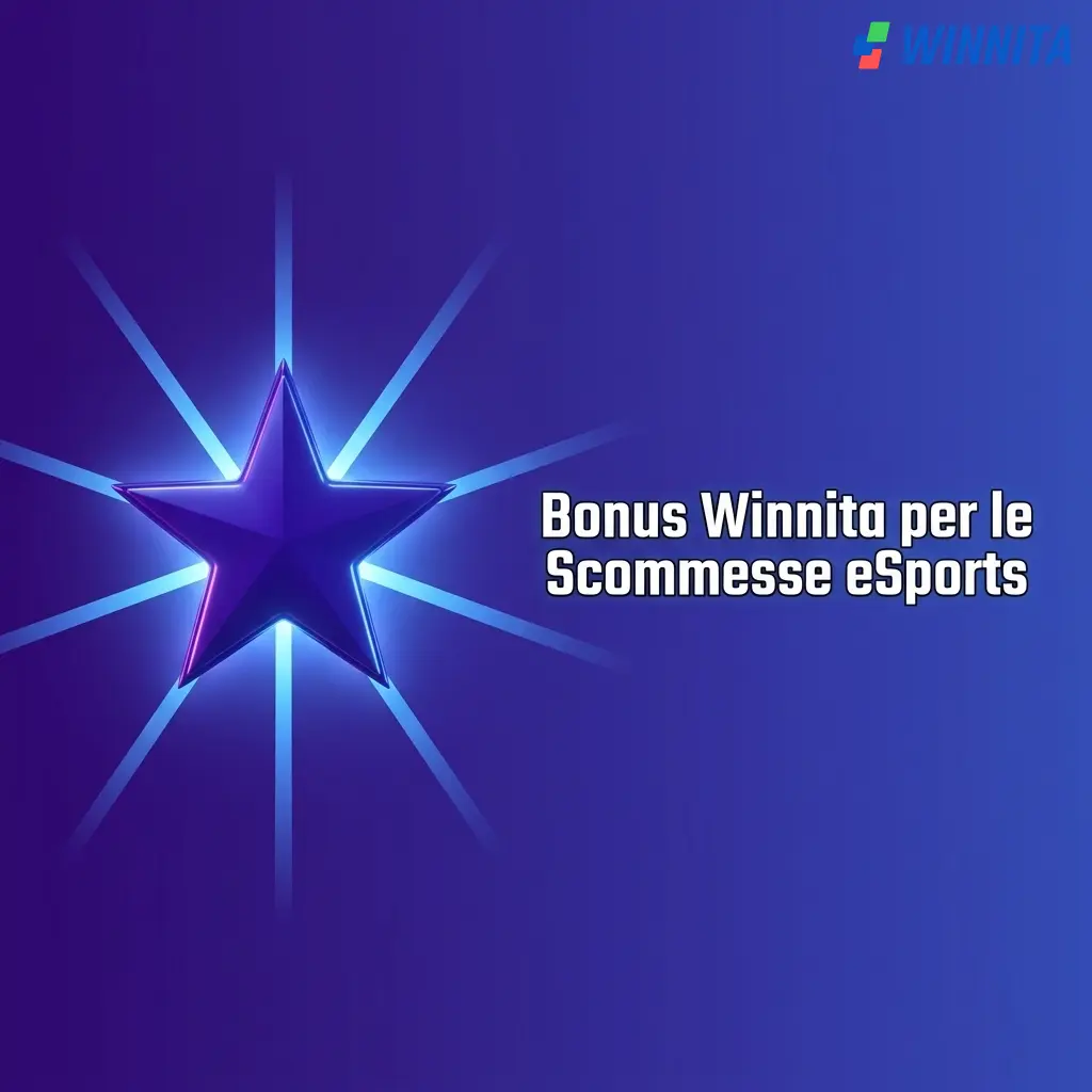 Winnita bonus benvenuto sport fino a 3000 EUR per scommesse eSports con cashback e ricarica.