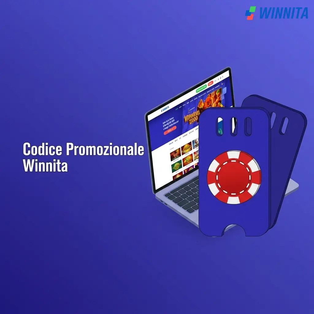 Codice promozionale Winnita: inserimento durante registrazione per bonus benvenuto, free bet e promozioni esclusive.