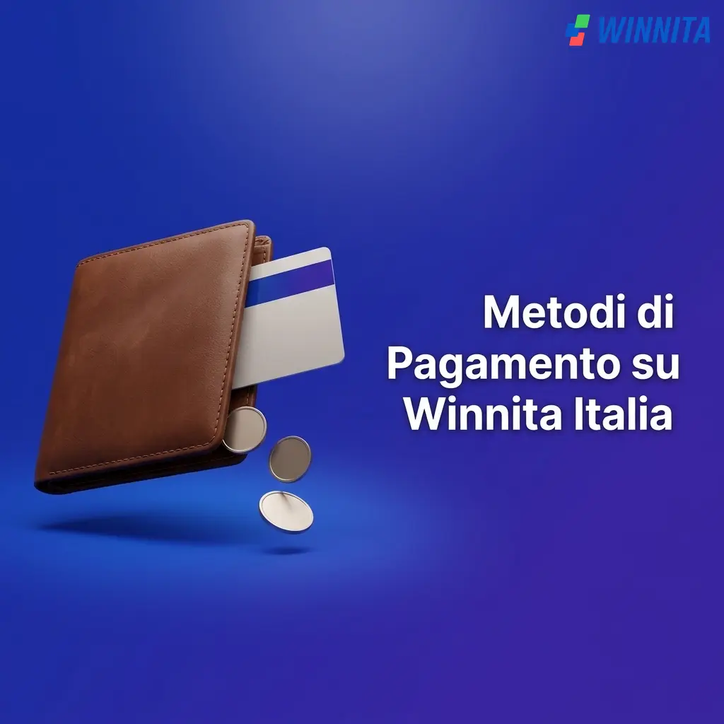 Metodi di pagamento Winnita Italia: Visa, Mastercard, Postepay, Satispay e criptovalute con sicurezza SSL.