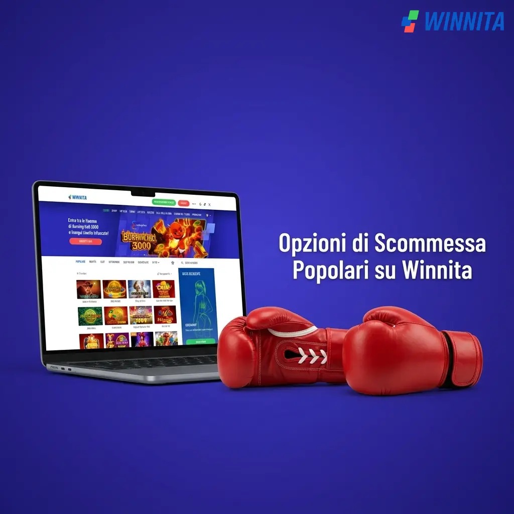Opzioni di scommessa su Winnita: live, prepartita, multi, cash out e tornei per giocatori italiani.