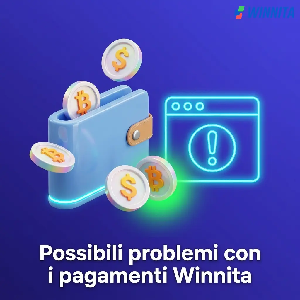 Problemi comuni con i pagamenti Winnita: depositi rifiutati, verifica KYC e ritardi criptovalute
