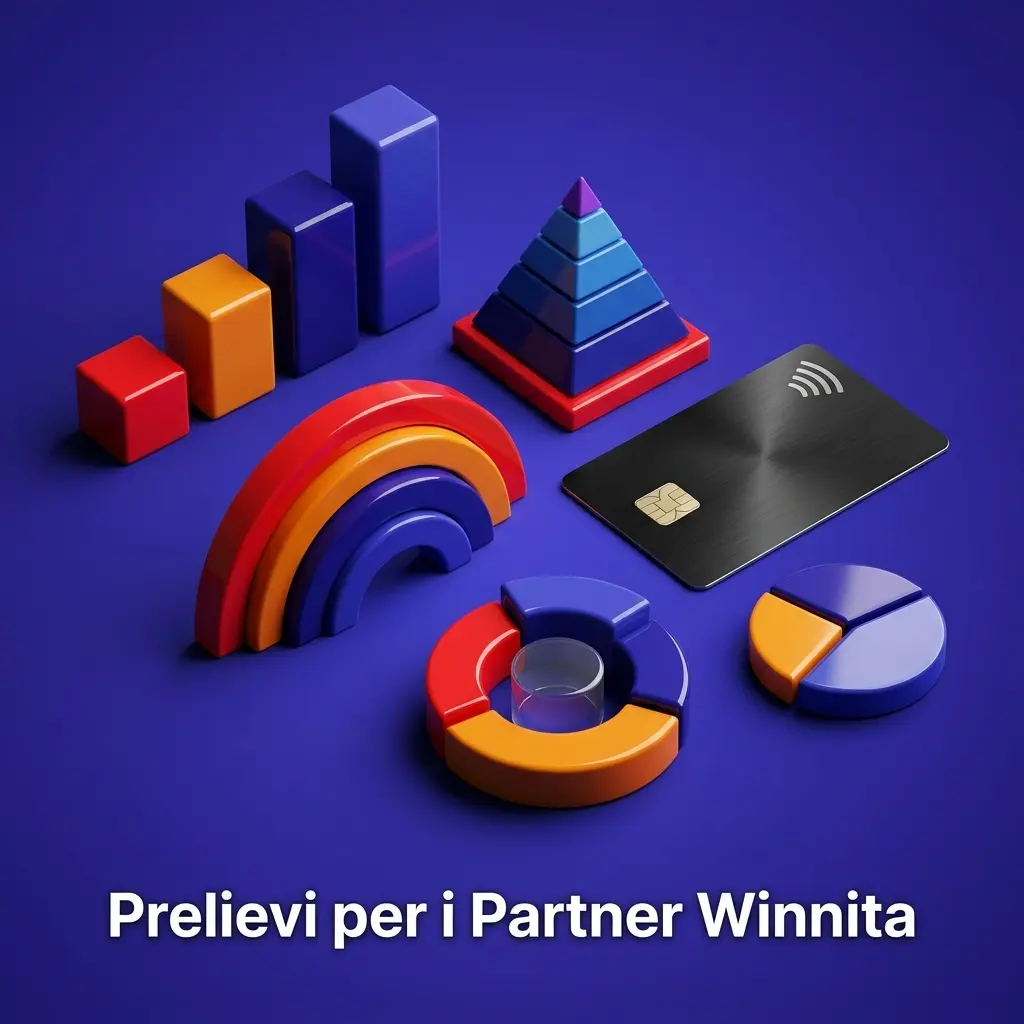 Metodi di prelievo per i partner affiliati Winnita: carte, crypto e BinancePay da 100 EUR.