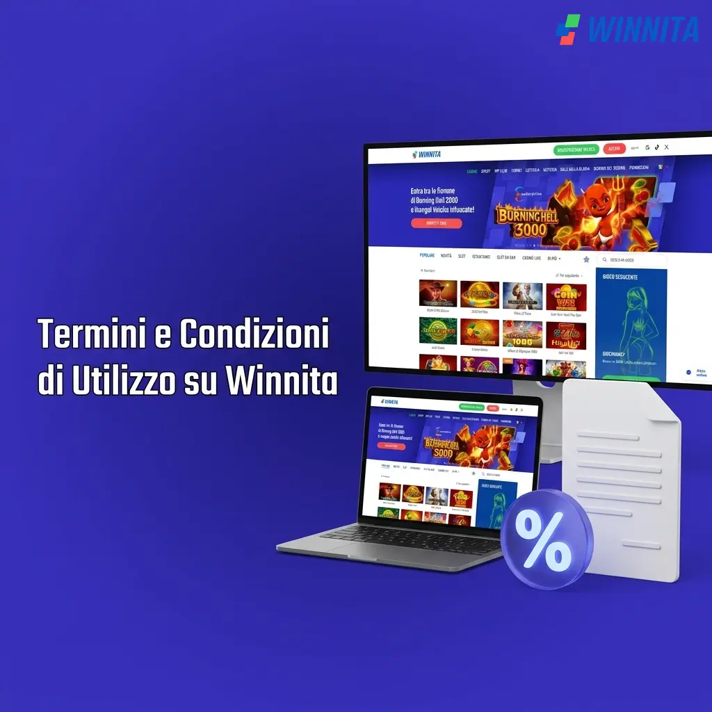 Termini e condizioni Winnita: regole d'uso, requisiti bonus, limiti deposito e gioco responsabile per giocatori italiani.