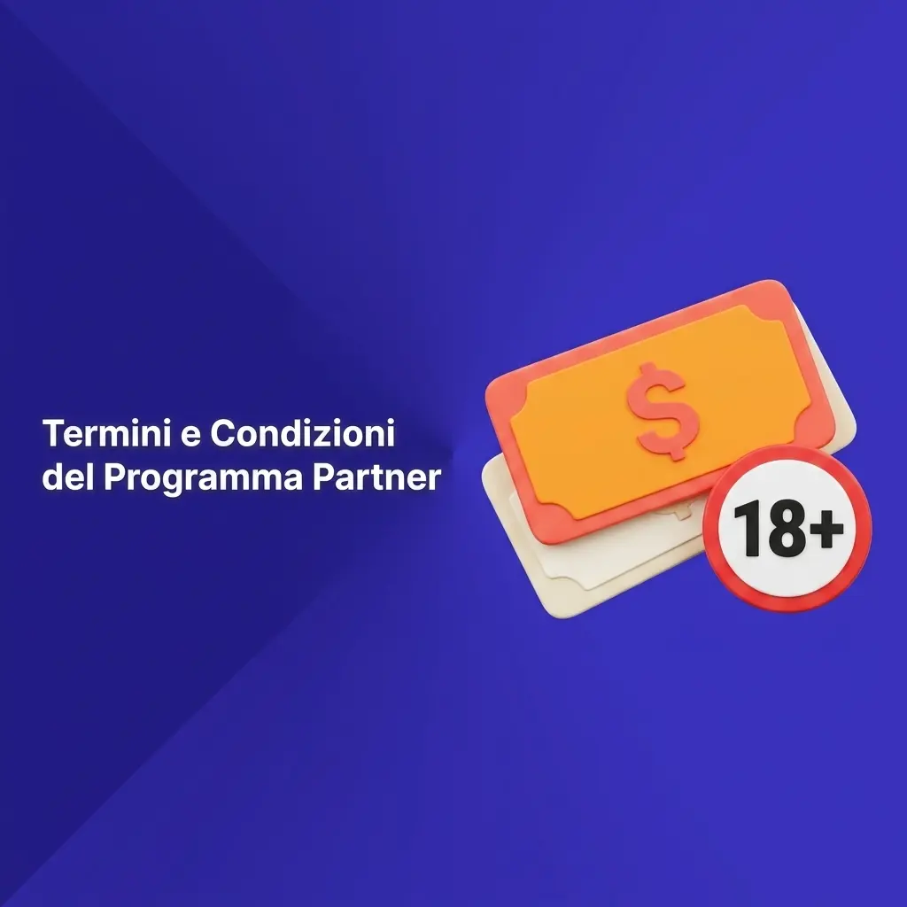 Termini e condizioni del programma partner Winnita: regole su traffico, GEO, self-referral e gioco responsabile.