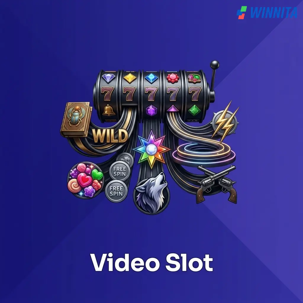 Video slot a 5 rulli con giri gratuiti, wild espandibili e round bonus su Winnita casino online.